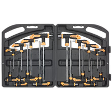 Load image into Gallery viewer, Sealey T-Handle TRX-Star* &amp; Hex Key Set 16pc (Siegen)
