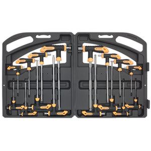 Sealey T-Handle TRX-Star* & Hex Key Set 16pc (Siegen)