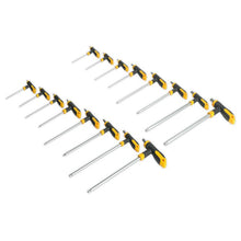 Load image into Gallery viewer, Sealey T-Handle TRX-Star* &amp; Hex Key Set 16pc (Siegen)
