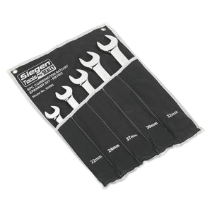 Sealey Combination Ratchet Spanner Set 5pc Metric (Siegen)