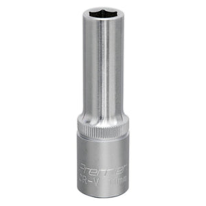 Sealey WallDrive Socket 11mm 1/2" Drive - Deep (Premier) - 6pt