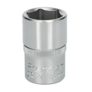Sealey WallDrive Socket 18mm 1/2" Drive - (Premier) - 6pt