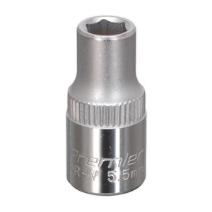 Sealey WallDrive Socket 5.5mm 1/4" Drive - (Premier) - 6pt