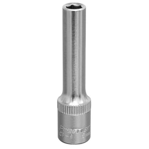 Sealey WallDrive Socket 5mm 1/4" Drive - Deep (Premier) - 6pt