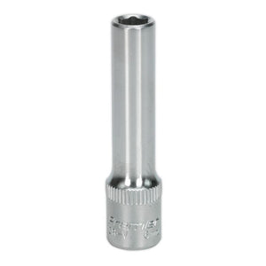 Sealey WallDrive Socket 6mm 1/4" Drive - Deep (Premier) - 6pt