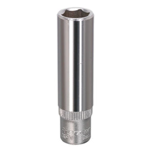 Sealey WallDrive Socket 9mm 1/4" Drive - Deep (Premier) - 6pt