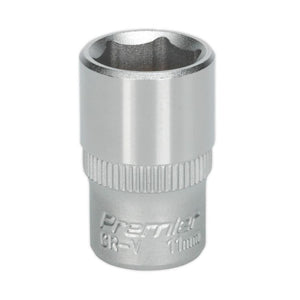Sealey WallDrive Socket 11mm 1/4" Drive - (Premier) - 6pt