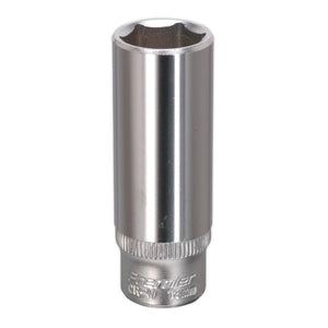 Sealey WallDrive Socket 13mm 1/4" Drive - Deep (Premier) - 6pt