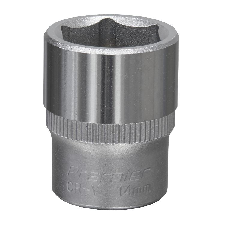 Sealey WallDrive Socket 14mm 1/4