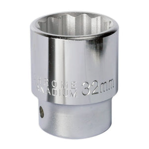 Sealey WallDrive Socket 32mm 3/4" Drive - (Premier) - 6pt