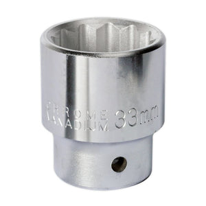 Sealey WallDrive Socket 33mm 3/4" Drive - (Premier) - 6pt