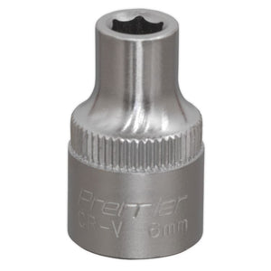 Sealey WallDrive Socket 6mm 3/8" Drive - (Premier) - 6pt