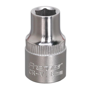 Sealey WallDrive Socket 8mm 3/8" Drive (Premier) - 6pt