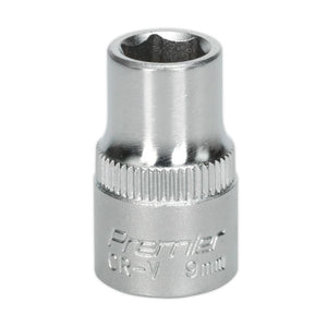 Sealey WallDrive Socket 9mm 3/8" Drive - (Premier) - 6pt