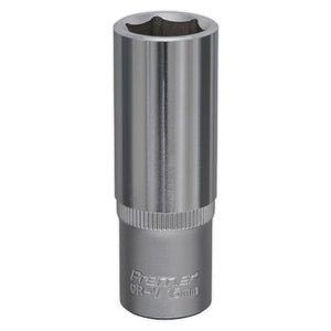 Sealey WallDrive Socket 15mm 3/8" Drive - Deep (Premier) - 6pt