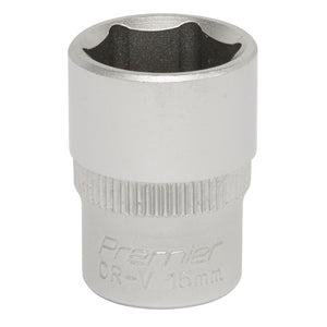 Sealey WallDrive Socket 15mm 3/8" Drive - (Premier) - 6pt