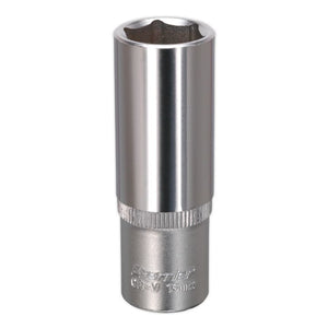 Sealey WallDrive Socket 16mm 3/8" Drive - Deep (Premier) - 6pt