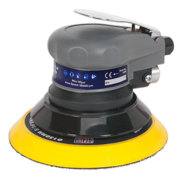 Sealey Air Palm Orbital Sander 150mm (6