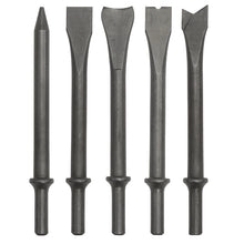 Load image into Gallery viewer, Sealey Air Hammer Chisel Set 5pc 170mm .401" Shank
