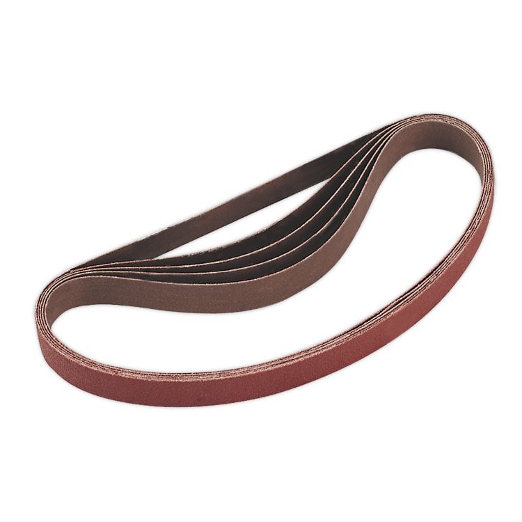 Sealey Sanding Belt 20 x 520mm 80Grit - Pack of 5
