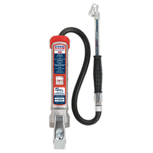 Sealey Professional Tyre Inflator, Twin Push-On Connector