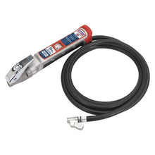 Load image into Gallery viewer, Sealey Professional Tyre Inflator, 2.5M Hose &amp; Clip-On Connector
