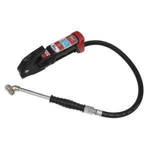 Sealey Anodised Digital Tyre Inflator, Twin Push-On Connector (Premier)