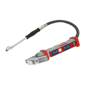 Sealey Tyre Inflator 0.5M Hose, Twin Push-On Connector