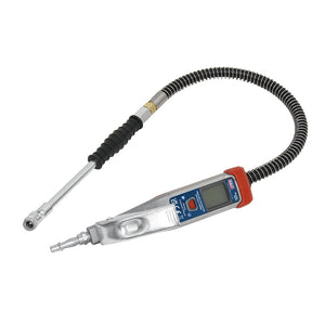 Sealey Digital Tyre Inflator 0.5M Hose, Twin Push-On Connector
