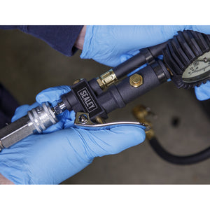 Sealey Tyre Inflator, Clip-On Connector (SA399)