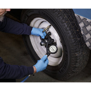Sealey Tyre Inflator, Clip-On Connector (SA399)