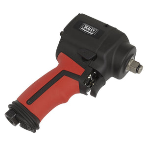 Sealey Air Impact Wrench 1/2" Drive Stubby - Twin Hammer