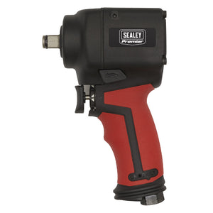 Sealey Air Impact Wrench 1/2" Drive Stubby - Twin Hammer