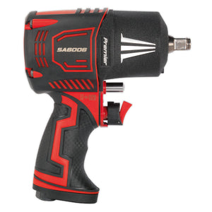 Sealey Composite Air Impact Wrench 1/2" Drive - Twin Hammer (1288Nm - 950lb.ft)