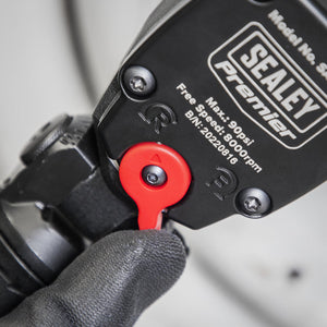 Sealey Air Impact Wrench 1/2" Drive Super Stubby - Twin Hammer