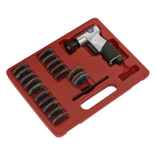 Load image into Gallery viewer, Sealey Air Mini Sander Kit 50mm (2&quot;) 35pc
