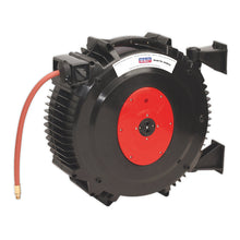 Load image into Gallery viewer, Sealey Retractable Air Hose Reel 13mm ID x 15M - Rubber Hose
