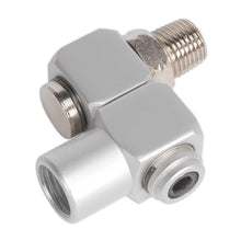 Load image into Gallery viewer, Sealey Z-Swivel Air Hose Connector 1/4"BSP
