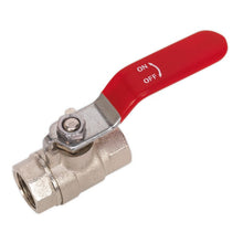 Load image into Gallery viewer, Sealey Lever Ball Valve 3/8"BSP (F) x 3/8"BSP (F)
