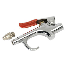 Load image into Gallery viewer, Sealey Air Blow Gun Palm Type, 1/4"BSP Air Inlet and Safety Nozzle
