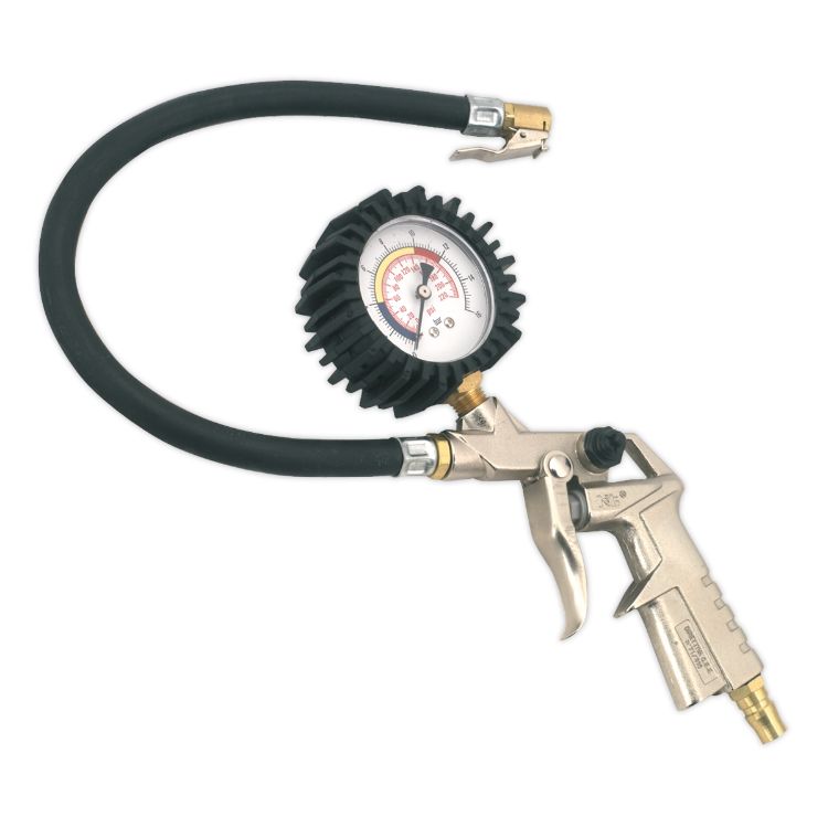Sealey Tyre Inflator, Clip-On Connector (SA924)