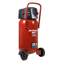 Load image into Gallery viewer, Sealey Compressor 50L Belt Drive 2hp Oil-Free
