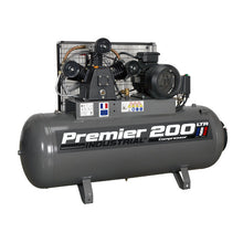 Load image into Gallery viewer, Sealey Air Compressor 200L Belt Drive 5.5hp 3ph
