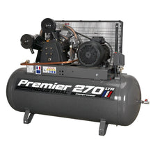 Load image into Gallery viewer, Sealey Air Compressor 270L Belt Drive 7.5hp 3ph
