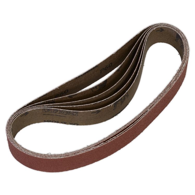 Sealey Sanding Belt 30 x 540mm 60Grit - Pack of 5