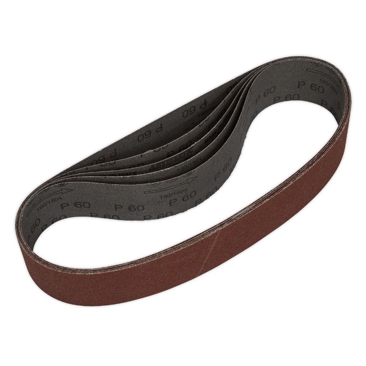 Sealey Sanding Belt 50 x 686mm 60Grit - Pack of 5