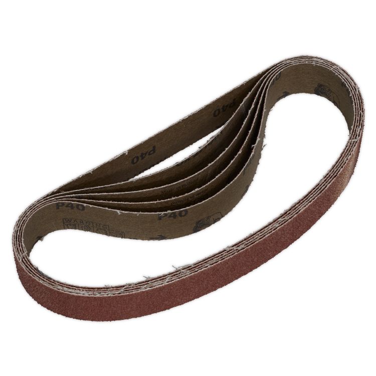 Sealey Sanding Belt 30 x 540mm 40Grit - Pack of 5