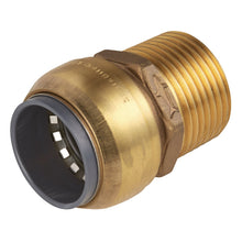 Load image into Gallery viewer, Sealey SharkBite Straight Adaptor 22mm x 3/4"BSPT Brass
