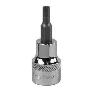 Sealey Hex Socket Bit 4mm 3/8" Drive (Premier)