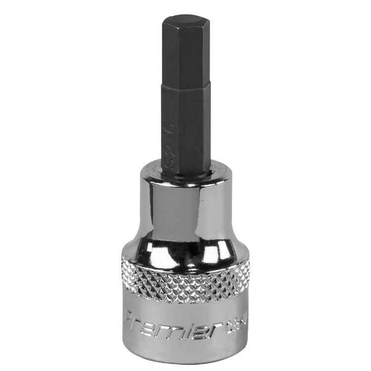Sealey Hex Socket Bit 6mm 3/8